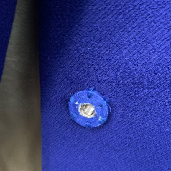 J crew Elegant Blue wool Women's Coat size 4 - Picture 9 of 14